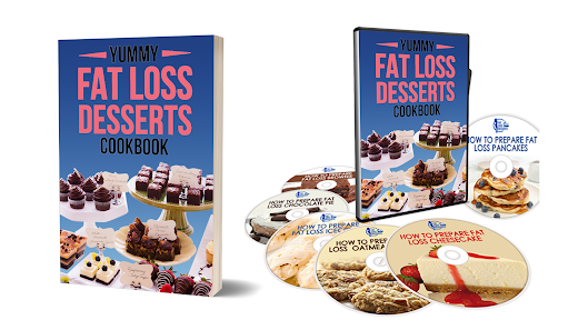 Fat Loss Desserts Cookbook digital guide showing healthy dessert recipes designed to support weight loss and balanced nutrition